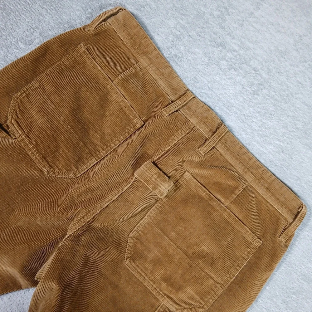 Wallace & Barnes Corduroy Carpenter Pants Mens 36x34 Brown Workwear